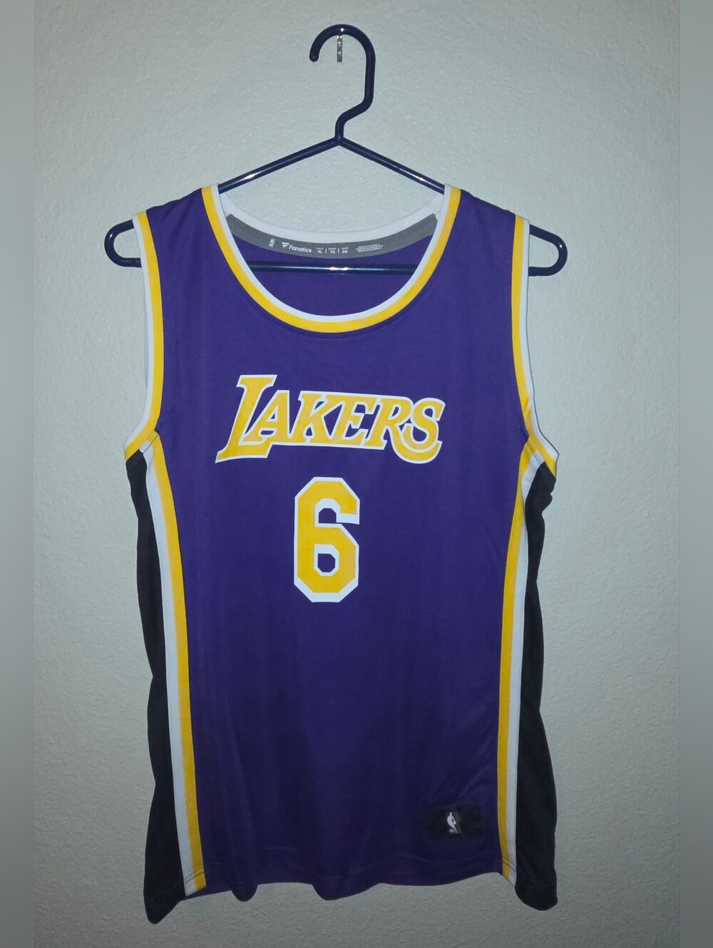 Fanatics - NBA - Los Angeles Lakers - Road Jersey - Youth: Xtra Large